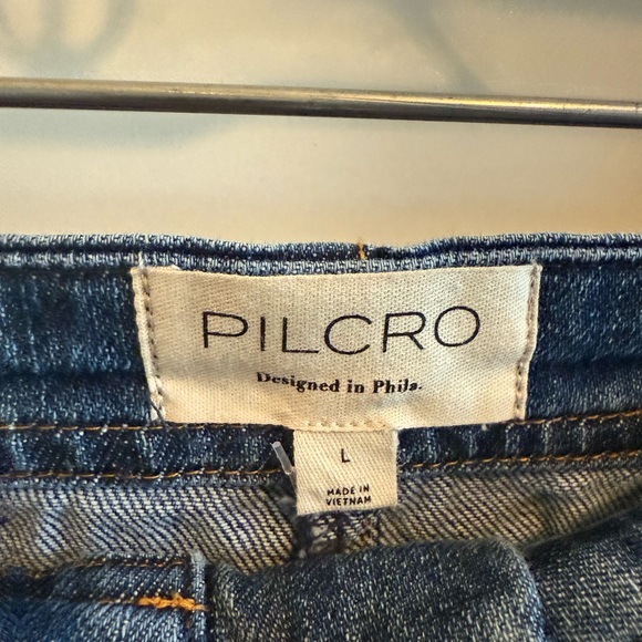 Pilcro Denim Button-Up Skirt L nwt - Picture 3 of 3